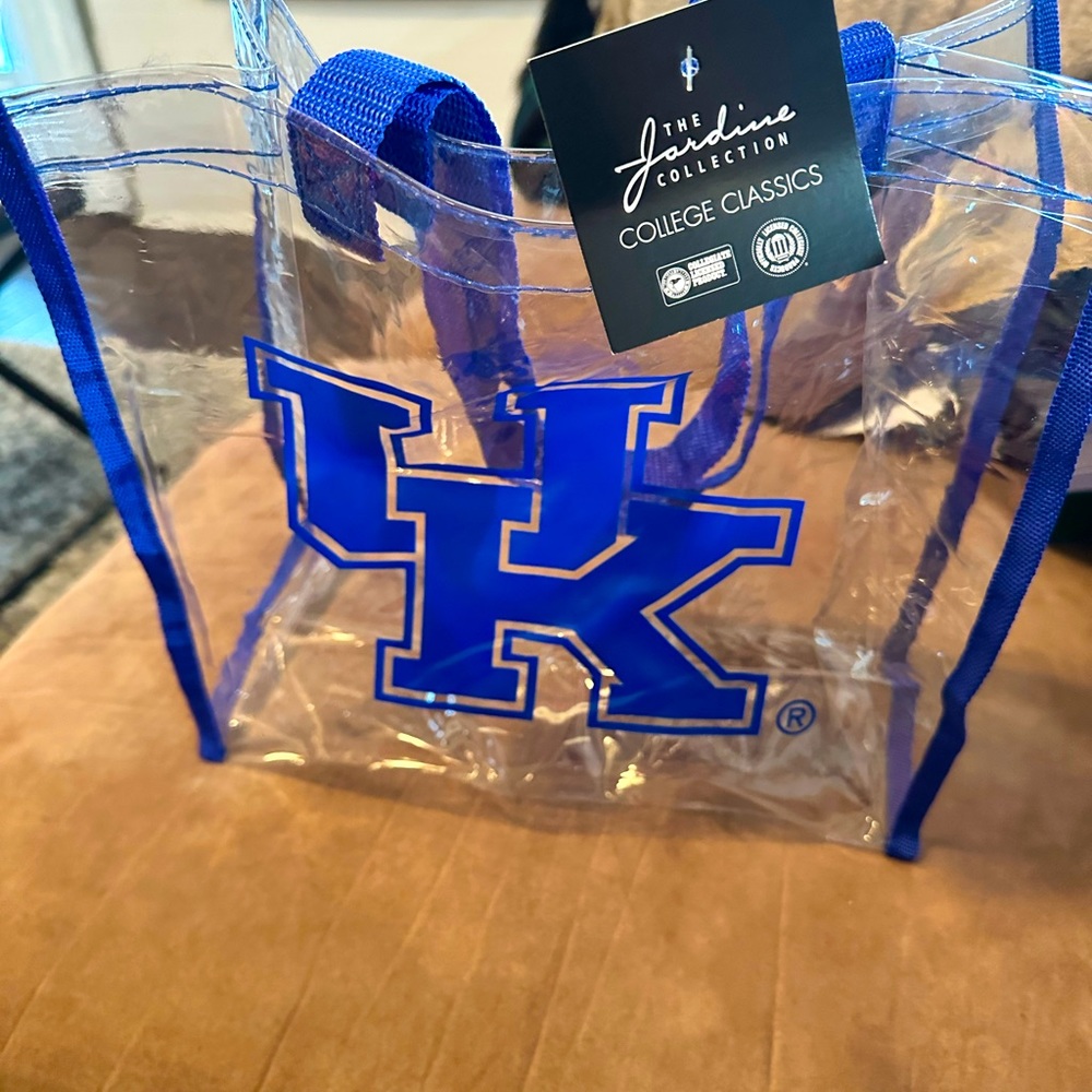NWT UK Wildcats Clear Game Day Bag